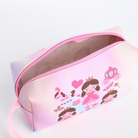 Lightning cosmetic bag, pink color-2