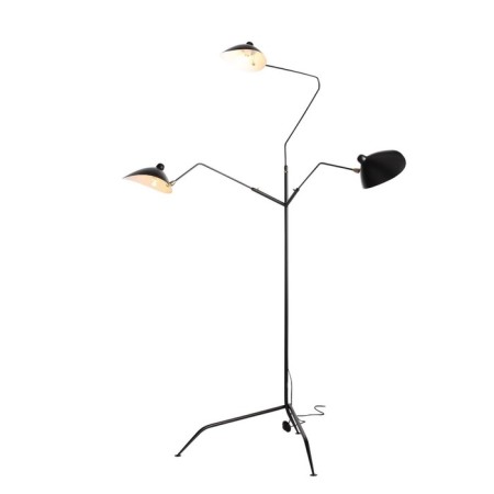 The floor lamp ST LUCE. SL305.405.03. SPRUZZO. 3x60 watts, E27, 155x155x205 cm, black color-5