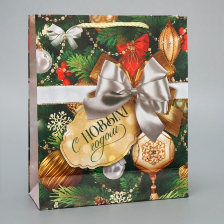 Package laminated vertical “Gift for you”, ML 21 x 25 x 8 cm, New Year-3