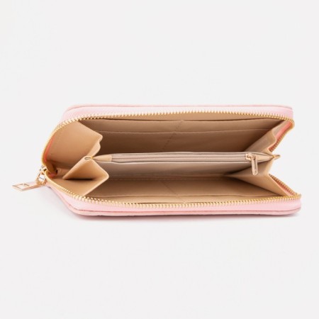 Women's wallet with lightning, pink color-2