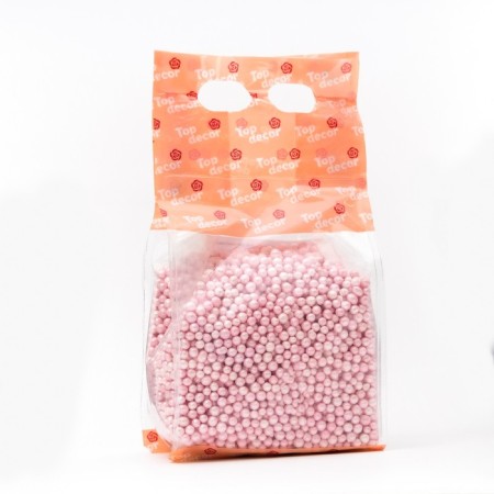 Sprinking confectionery TOP Decor, "Balls of Pearls", Pink, 700 g-1