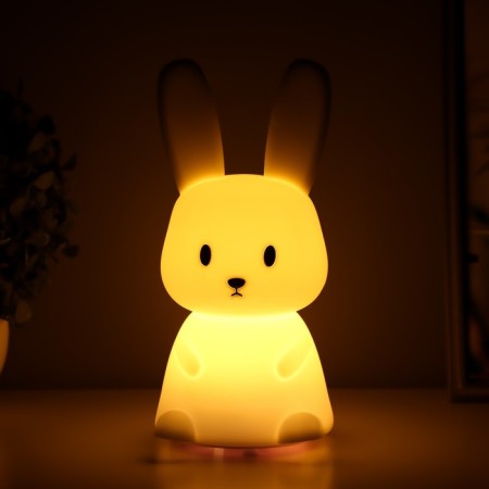 Night-mesh "Bunny" LED USB AKB white-yellow 13.5x11x15 cm-1