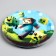 Disposable paper plate "Pixels", 18 cm