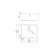 Kitchen sink Gerhans K35043b, Soldress, 500x430x220 mm, with siphone, color graphite