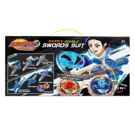 A set of wolves "Super Sword", a double launch, with a turntable, Mix color-19