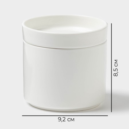 Sugar Magistro Modern, 280 ml, 9.2 × 8.5 cm, porcelain, white-2