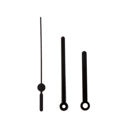 A set of 3 arrows for 60/80/78 mm hours, packing 10 pcs, black
