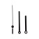 A set of 3 arrows for 60/80/78 mm hours, packing 10 pcs, black