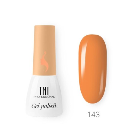Гель-лак TNL Mini «8 Чувств», №143 мандариновый, 3,5 мл
