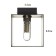 Alpine lamp 1xLED 2W 4000K IP66 Black 9x11x15 cm