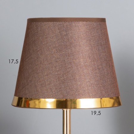 Table lamp "Eliza" 1x40W E27+backlight, coffee/gold 22x22x37cm-2