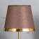 Table lamp "Eliza" 1x40W E27+backlight, coffee/gold 22x22x37cm