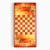 Wooden backgammon with checkers "Bogatyr", board game, 40 x 40 cm