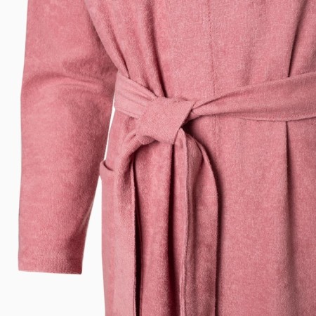 Women's bathrobe, dry rose color, size 52-9