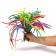 Wire with pile for crafts and decoration, set of 100 pcs., Mix color