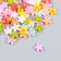 Decor for creativity Plastic "Five -colored" set of 70 pcs mix 0.7x0.7 cm