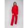 Female trousers, size 50, red color