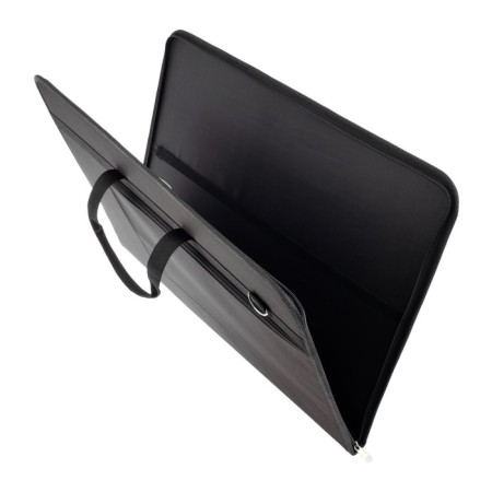 Folder for drawings and drawings A2, 640 x 450 x 30 mm, with handles, textile, estado, with pocket, black-5