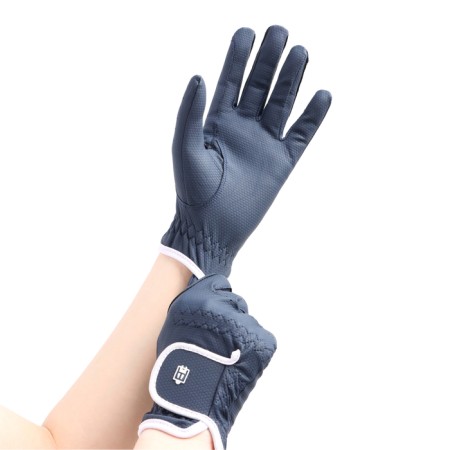 TAYA Equestrianism riding gloves, size S, blue VG4-Blue-5