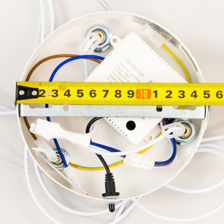 Suspended Citilux “duet” CL719500, 50x50x17 cm, 1x53W, LED, white color-18