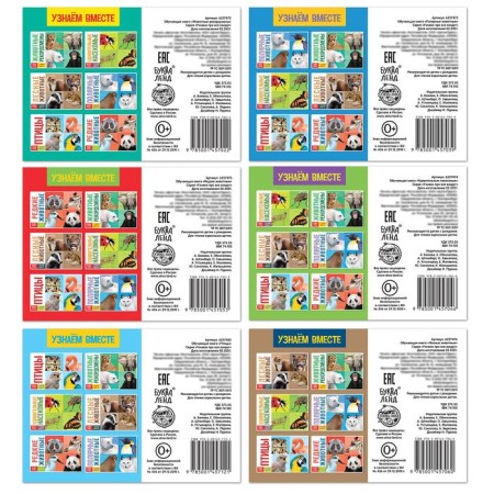 Teaching books Set "Amazing World" 6 pcs. 20 p.-6