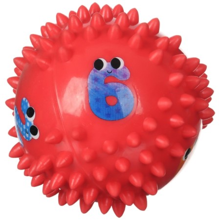 A set of developing tactile balls “numbers and letters”, with a squeak, 2 pcs, crumb I-9
