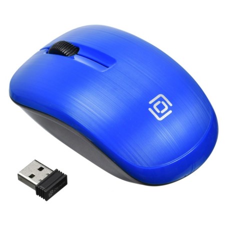 Mouse call 525MW black/blue optical (1000DPI) wireless USB for laptop (3but)