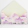 Money envelope "Dream", embossing, 16.5 x 8 cm