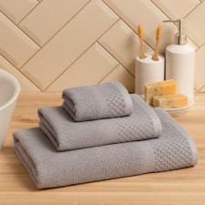 Trick towel Lovelife Royal 70x140 cm, gray color, 100% HL, 450 g/m2