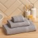 Trick towel Lovelife Royal 70x140 cm, gray color, 100% HL, 450 g/m2