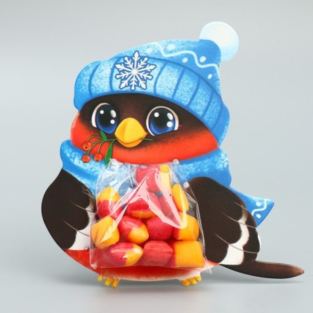 Package for sweets "Snegier", 11 x 6 cm, New Year-1