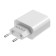 Network charger Maxvi CHL-602PD, USB/USB-C, 6 A, 30 W, fast charging, white
