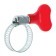 Chervyki clamp with the "lamb" Zein, through the surplus, a diameter of 13-23 mm, galvanized