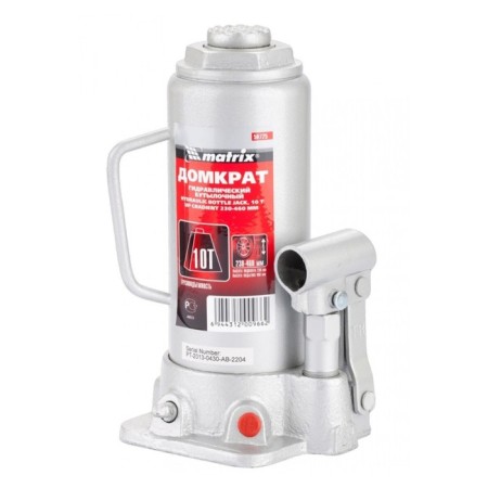 The jack Matrix Master, hydraulic, bottle, 10 tons