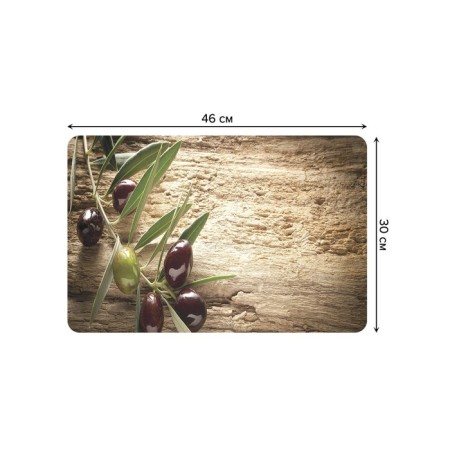 A set of napkins for setting the table "Vetsk Oliva", rectangular, rounded edges, size 30x46 cm, 4 pcs-2