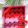 Soap roses, colored shades, set of 12 pcs.