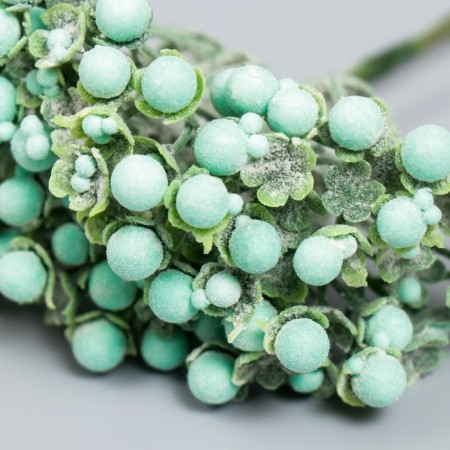 Decor for creativity "inflorescence with light green balls" d = 0.6 cm 1 bouquet = 6 colors 11 cm-2