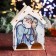 Tea house for two rows "Santa Claus and Snow Maiden" 15.5 × 9.6 × 20 cm