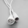 Garland "fringe" 3 × 0.6 m, IP44, UMS, white thread, 160 LED, glow of multi, 220 V