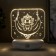 Nightnight "Unicorn" LED 3W USB AKB White 12x14.5 cm Risalux