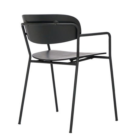 Chair with armrests TorFrid, 550 × 520 × 770 mm, black color-6