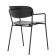 Chair with armrests TorFrid, 550 × 520 × 770 mm, black color