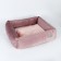 Lesse for cats and dogs velor Pet Lab, 45 x 40 x 15 cm, pink