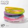 Silicone Bracelet "underground", set of 10 pcs., Mix color