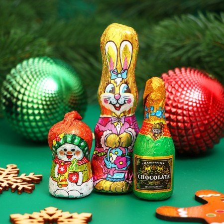 New Year's set "Rabbit with Champagne", 45 g-1