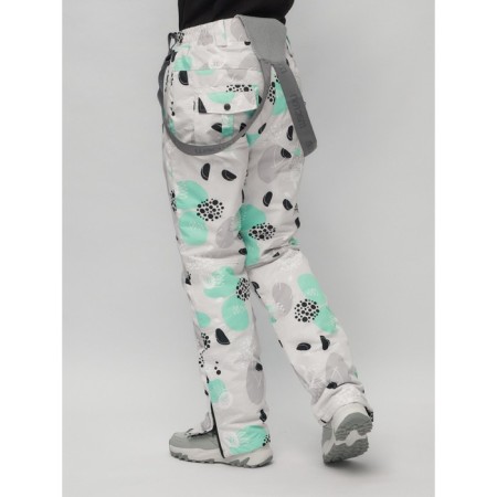 Ski suit female, size 44, gray color-20
