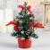 Christmas tree decor "Snow" 20 cm, red