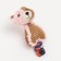 Textile toy "Clotted Bear", 19 x 8 cm