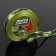 Satin tape "Camouflage", 15 mm × 23 ± 1 m, green color