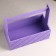 Wooden Kashpo "Hellas Large, Pack", with a pen, 25 × 12.5 × 10 (25) cm violet